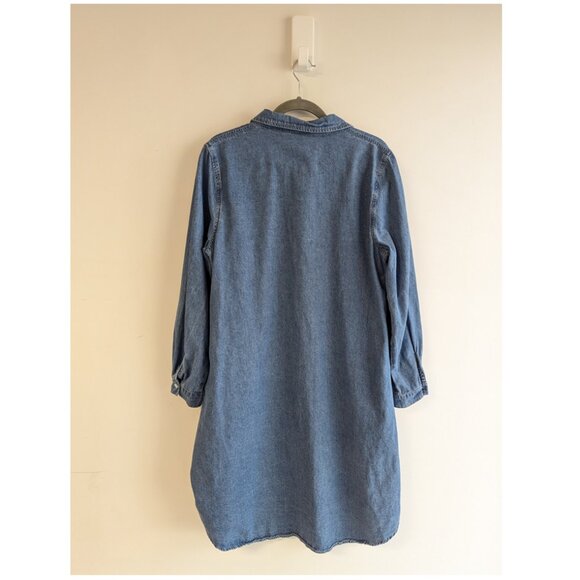Denim button down shirt dress - Picture 2 of 7